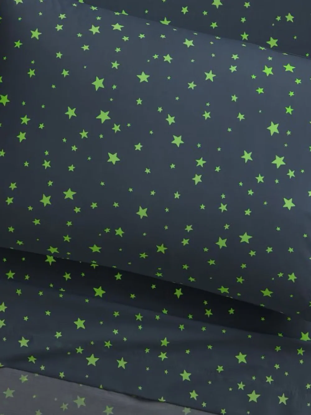 Blue Shining Star Glow-in-the-Dark Standard Sham - PBK